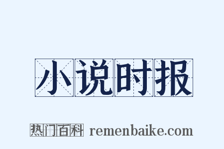 小说时报是什么意思的图片
